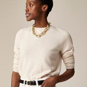 Jcrew Cashmere classic-fit crewneck sweater size Large
